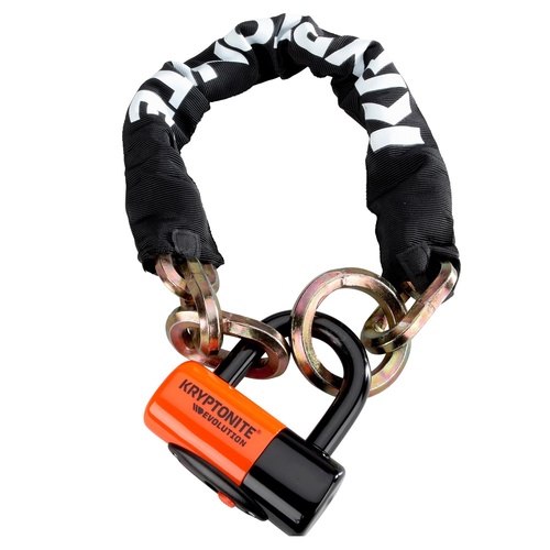 KRYPTONITE NEW YORK 1275 CINCH RING CHAIN W/14mm EV SERIES 4 DISC LOCK 75cm x 12mm (9US)
