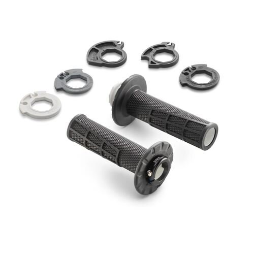 KTM/Husqvarna Lock-On Grip Set Black Open-End 125/501 23-24