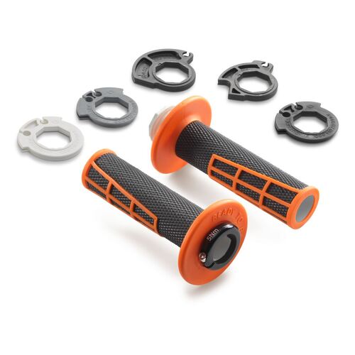 KTM Lock-On Grip Set Black/Orange Open-End 125/501 23-24