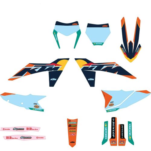 KTM Factory Graphics Kit 125/450 SX/SX-F 2023