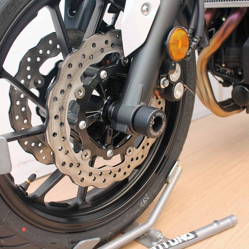 Oggy Knobbs MT-07 14-24 / XSR700 14-25 / Tracer 7 17-25 Front Axle Protection
