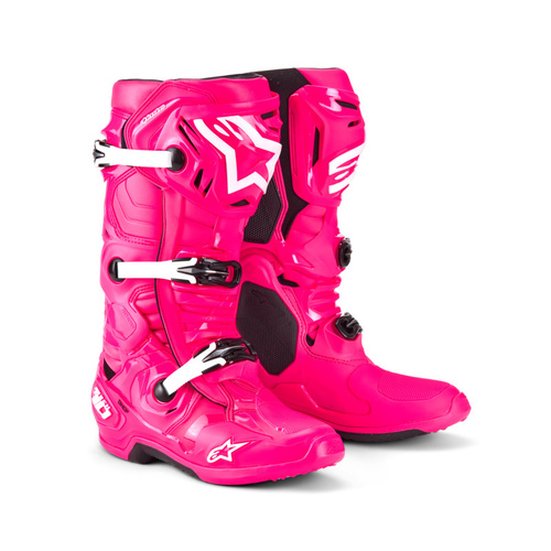 Alpinestars Tech 10 Boots - Diva Pink/White