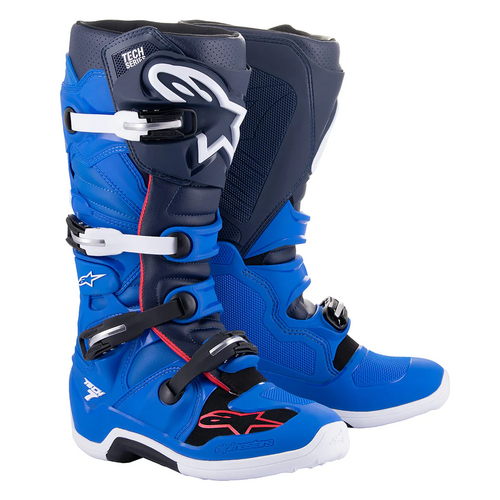 Alpinestars Tech 7 Boots - Blue/Navy/Red