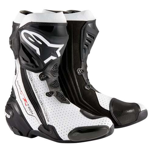 Alpinestars Supertech R V2 Boots - Black/White