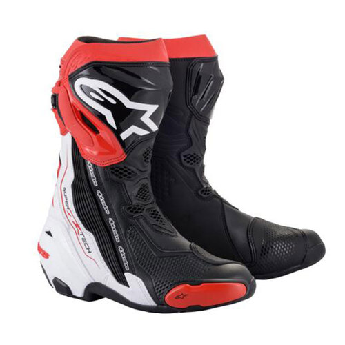 Alpinestars Supertech R V2 Boots - Black/White/Red