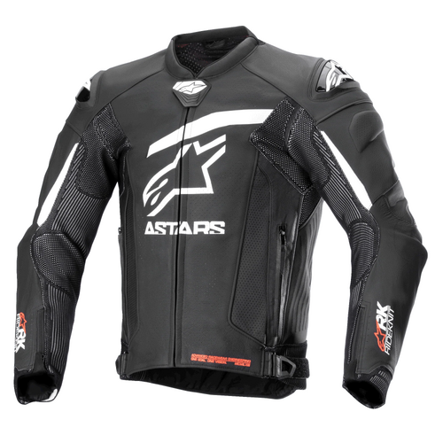Alpinestars GP Plus R V4 Rideknit Leather Jacket - Black/White