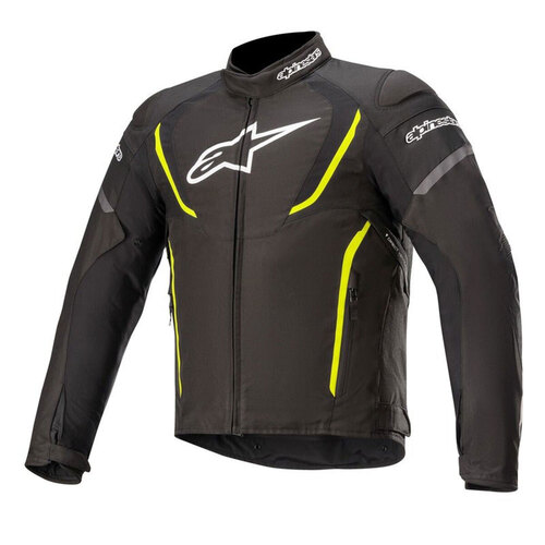 Alpinestars T Jaws V3 WP Textile Jacket - Black/Fluro Yellow