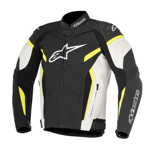 Alpinestars T-GP Plus R V2 Air Textile Jacket - Black/White/Yellow 