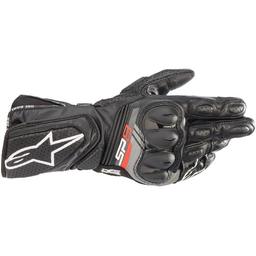 Alpinestars SP-8 V3 Leather Gloves - Black