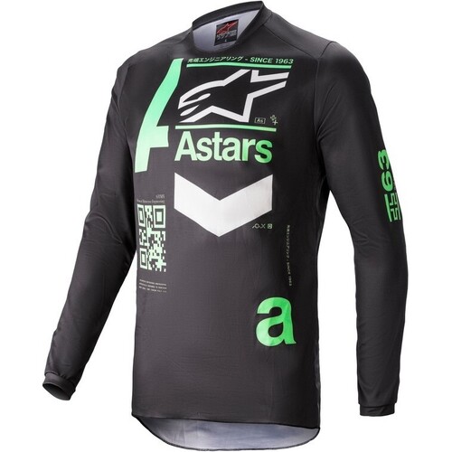 Alpinestars Fluid Chaser Jersey - Black/Mint
