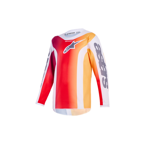Alpinestars 2026 Youth Fluid Portl Jersey - Red/Light Grey/Dark Grey