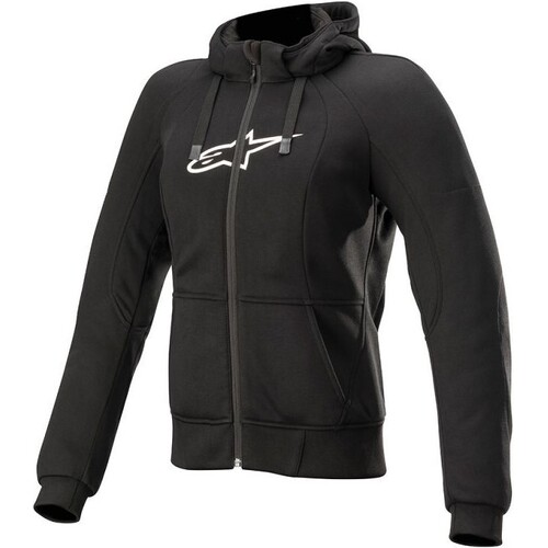 Alpinestars Stella Chrome Sports Textile Hoodie Jacket - Black