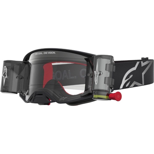 Alpinestars Supertech Firma Black / Silver Clear Roll-Off Goggles