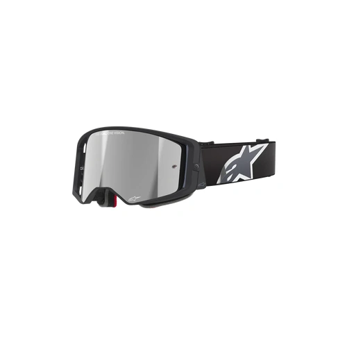 Alpinestars Supertech Corp Goggles Black/Grey - Mirror Silver Lens