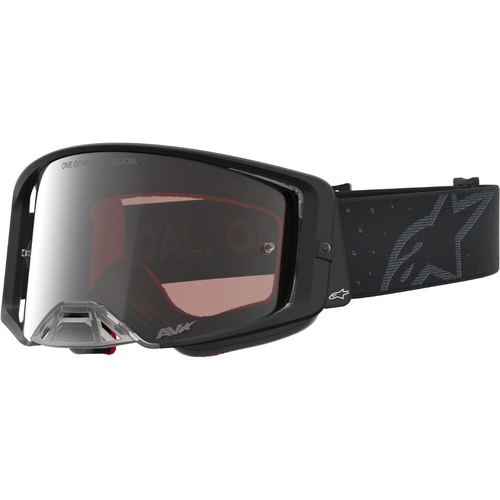 Alpinestars Supertech Cloak Black Silver Mirror Goggles