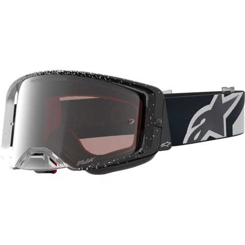 Alpinestars Supertech Hiten White / Black Silver Mirror Goggles