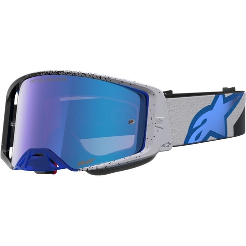 Alpinestars Supertech Hiten Black / Blithe Black Blue Mirror Goggles