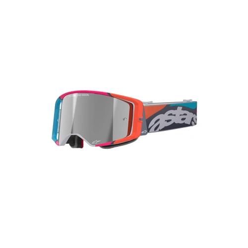 Alpinestars Supertech Goggle Stream Grey/Multi Mirror Lens 