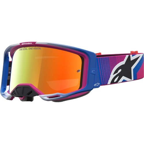 Alpinestars Vision 8 Maven Fire Red / Black Red Mirror Goggles