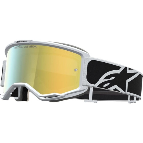 Alpinestars Vision 5 Rora Black / White Gold Mirror Goggles