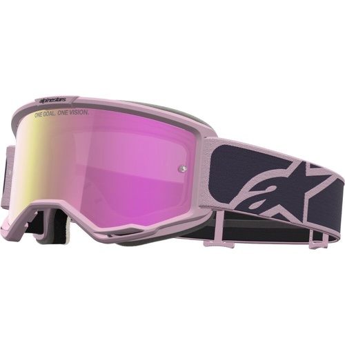 Alpinestars Vision 5 Rora Graystone / Old Pink Pink Mirror Goggles