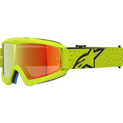 Alpinestars Vision Vesta Fluro Yellow / Black Red Mirror Kids Goggles