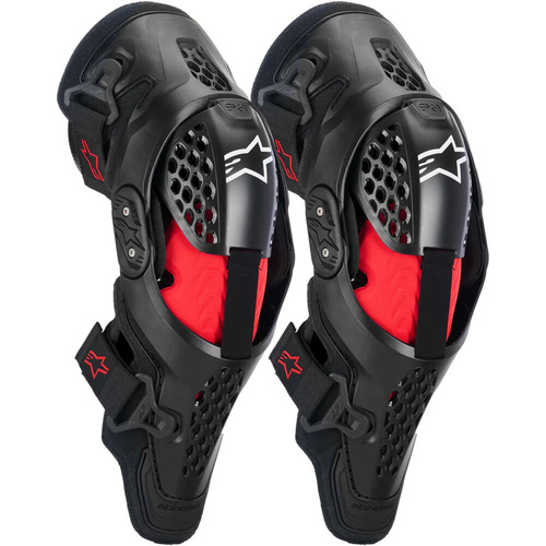 Alpinestars SX-1 Plasma Knee Guards -  Black/Red