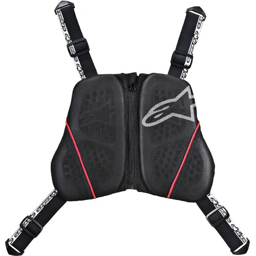 Alpinestars Nucleon KR C Chest Protector - Black/White/Red - MD/XL 