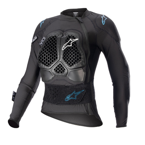 Alpinestars Stella Bionic Action V2 Womens Protection Jacket - Black/Cyan