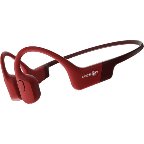 AfterShokz Aeropex Wireless Bluetooth Headphones - Solar Red