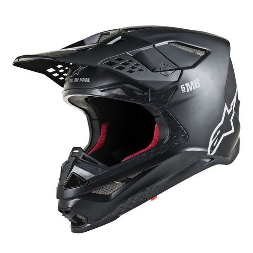 Alpinestars Supertech SM8 Solid ECE Helmet - Matte Black