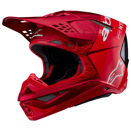Alpinestars SM10 Flood Helmet - Red Matt/Gloss