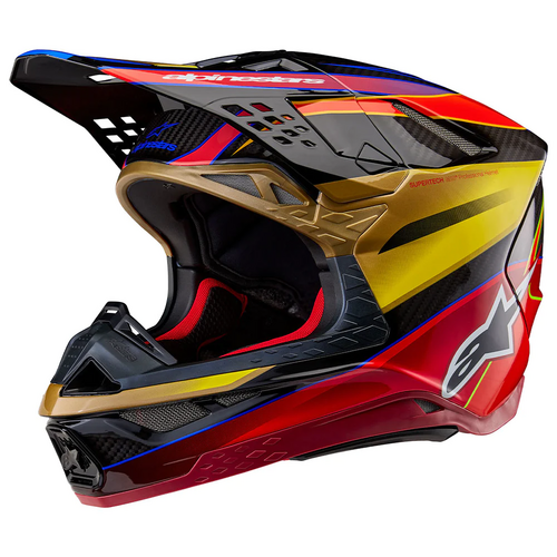 Alpinestars SM10 ERA Helmet - Black/Yellow/Red
