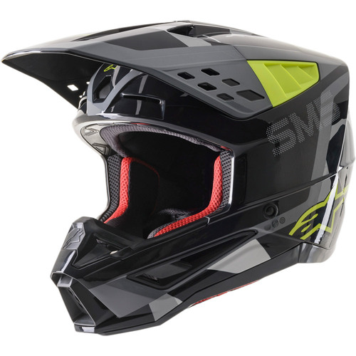Alpinestars 2022 S-M5 Rover Helmet - Anthracite/Fluro Yellow