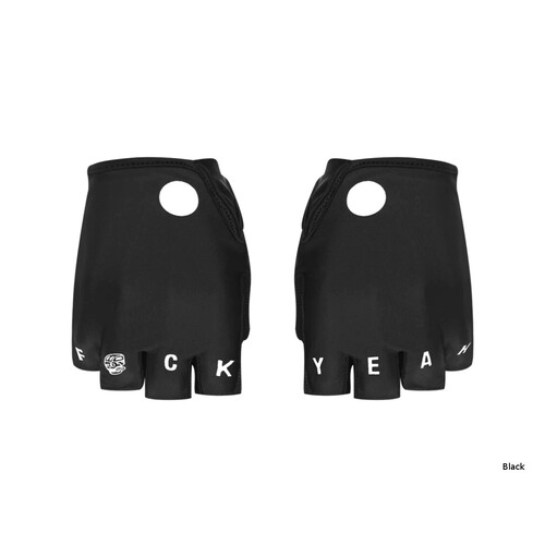 Attaquer Summer F@ck Yeah Cycling Gloves - Black