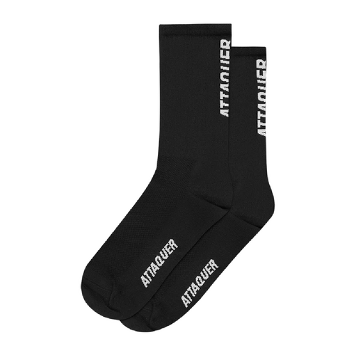 Attaquer Vertical Logo Socks - Black