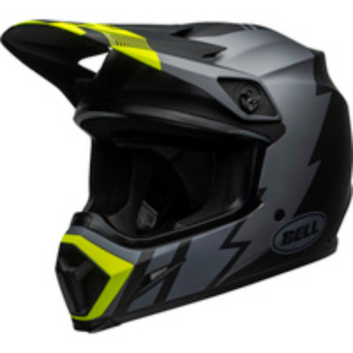 Bell MX-9 MIPS Strike Helmet - Matte Grey/Black/Hi-Viz