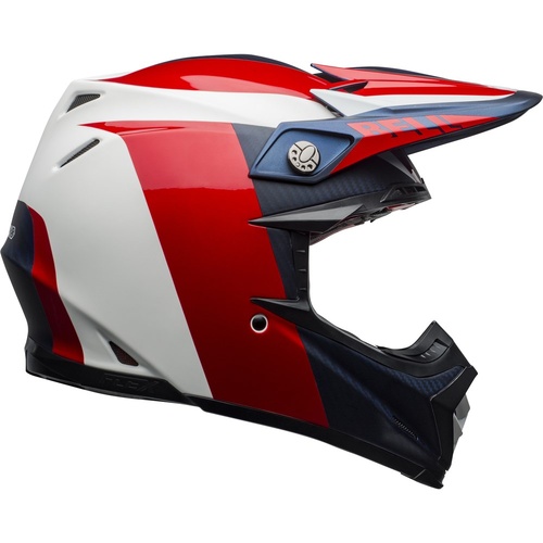#BELL MOTO-9 FLEX DIVSN M/G WHT/BLU/RED (LG)
