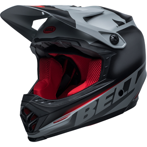 Bell Moto-9 MIPS Glory Youth Helmet - Matte Black/Grey/Crimson
