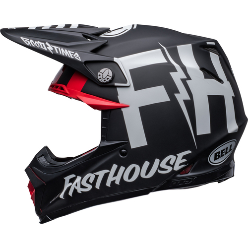 Bell Moto-9S Flex Fasthouse Tribe M/G Helmet - Black/White