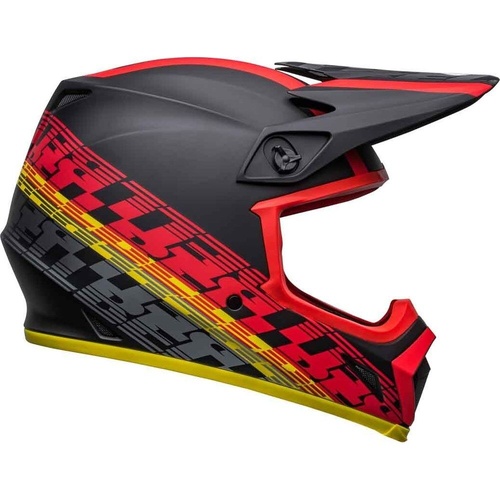BELL MX-9 MIPS OFFSET MATT BLK/RED