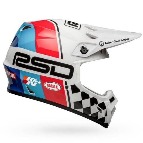BELL MX-9 MIPS RSD THE RALLY BLK/WHT