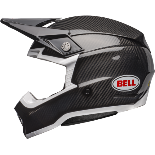 Bell Moto-10 Spherical Helmet - Black/White