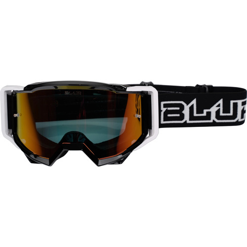 BLUR B-OTG GOG BLK RAD-RED W/CLR LENS ADULT