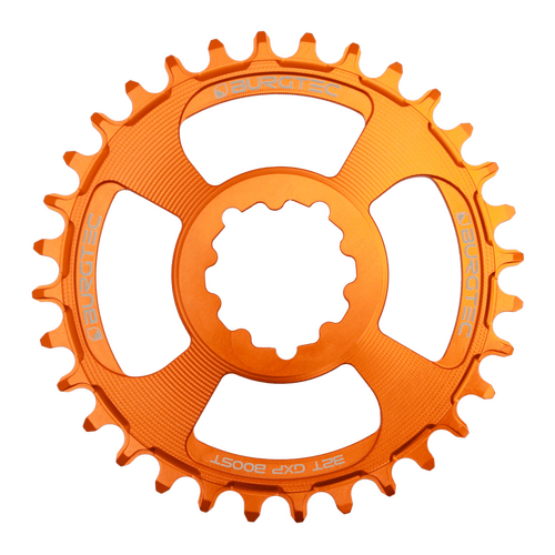 Burgtec Thick-Thin Chainring GXP 3mm Offset Direct Mount 34T - Iron Bro Orange