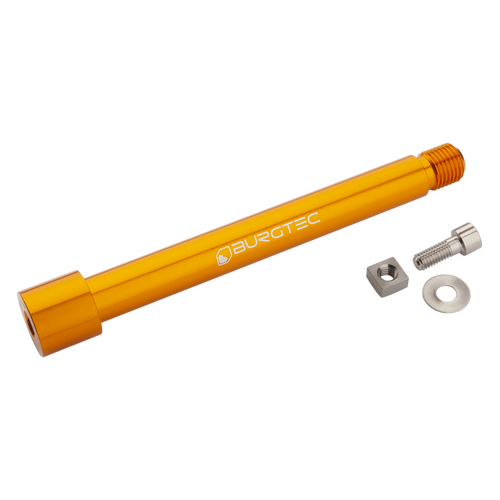 Burgtec Fox 15 x 110mm Boost Fork Axle - Iron Bro Orange