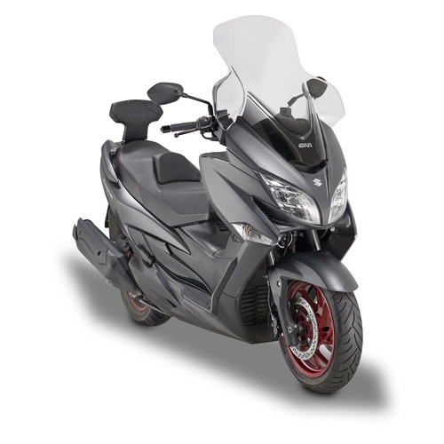 GIVI WINDSCREEN TRANSPARENT - SUZUKI BURGMAN 400 17-