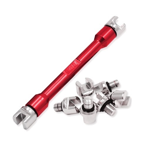 DRC Mini Pro Spoke Wrench 4.0-6.2mm - Red 