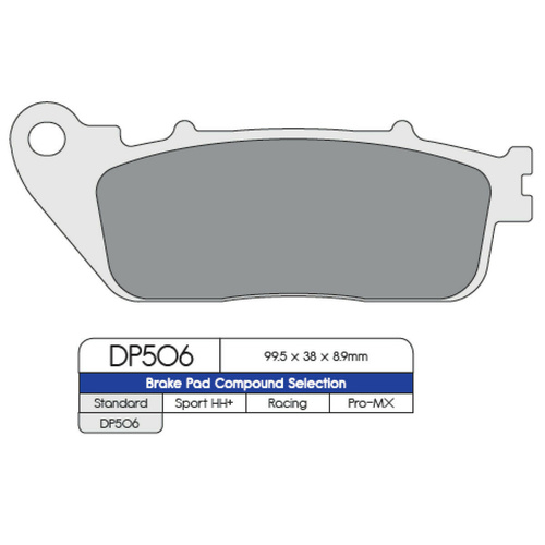 DP506 SINTERED BRAKE PADS (FA488|FDB2253)