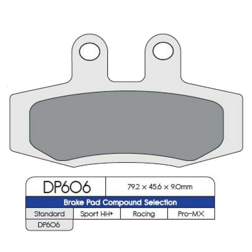 DP606 SINTERED BRAKE PADS (FA132|FDB561)